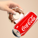 Donut-shaped portable lint remover