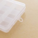 Small 15-Grid Plastic Jewelry Box