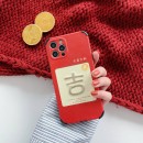 Embossed embroidery phone case