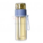 280ML Portable Glass Bottle with Infuser