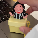 发光语音减压按键钥匙扣