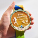 跑步金属奖牌