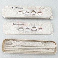 麥稈兒童餐具套裝-東華三院