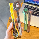 不鏽鋼筷子勺子套裝便攜餐具