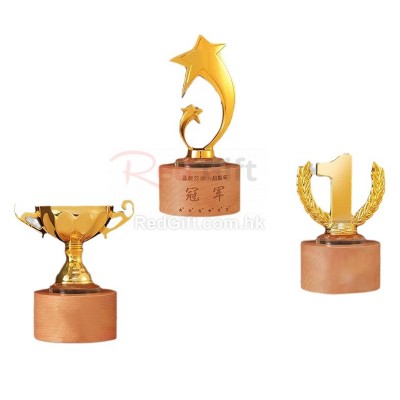 Wooden Metal Trophy