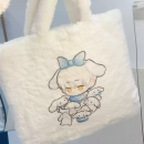 Plush bag rabbit fur bag