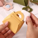 Creative Makeup Mirror Earphone Bag Keychain
