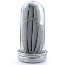 Silicon Straw Set With Transparent Tube