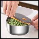 Stainless Steel Heart-Shaped Lunch Box Stainless Steel Heart-Shaped Lunch Box