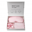 缎面仿真丝三件套眼罩发圈枕套 缎面仿真丝三件套眼罩发圈枕套