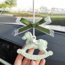 木馬石膏香薰片擴香石掛件