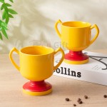 Creative Double-Handled Ceramic Mug