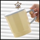 Color-Blocked Ceramic Cup