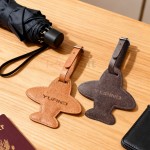 咖啡渣环保飞机行李牌