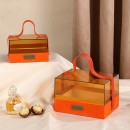 Transparent Acrylic Portable Gift Box