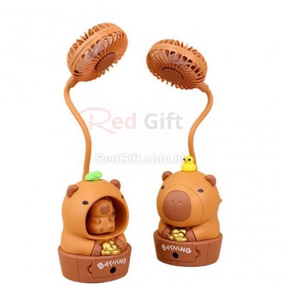 卡通鉛筆刀USB充電小風扇