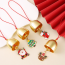 Christmas small bell wind chime pendant ornament