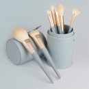 Stylish Leather Brush Storage Tube