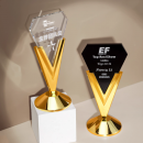 金屬水晶獎座 金屬水晶獎座