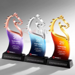 馬年水晶獎座