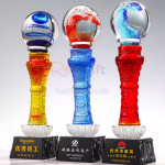 Glass Crystal Trophy