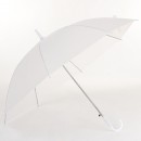 磨砂半透明直柄雨伞