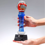Glass Crystal Trophy