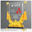 創意水晶錦旗獎座 創意水晶錦旗獎座