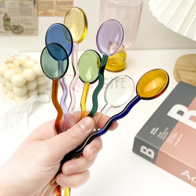 Colored Dessert Spoon