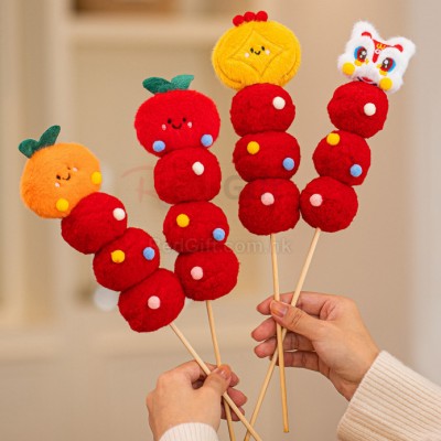 毛绒糖葫芦 毛绒糖葫芦