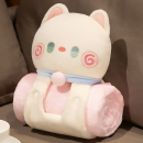 卡通抱枕毯子兩用二合一
