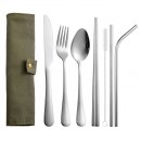 Stainless Steel Tableware with Bag