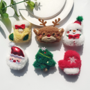 圣诞毛绒胸针/挂件