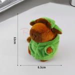 卡皮巴拉毛絨玩偶鑰匙扣