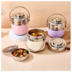 StainlessSteel Double-Layer Vacuum Lunch Box