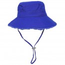 Frayed Solid‑Color Cotton Bucket Hat Frayed Solid‑Color Cotton Bucket Hat
