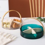 Creative Portable Glass snack Tray