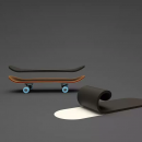 Matte Fingertip Skateboard