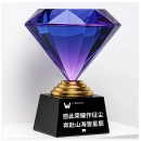 鑽石水晶金屬獎座 鑽石水晶金屬獎座