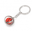 旋转球类金属钥匙扣