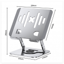 360°旋轉折疊增高電腦支架