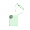 迷你自帶線快充移動電源