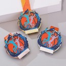 Basketball Metal Medal