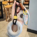 握力器+啞鈴片解壓鑰匙扣掛件