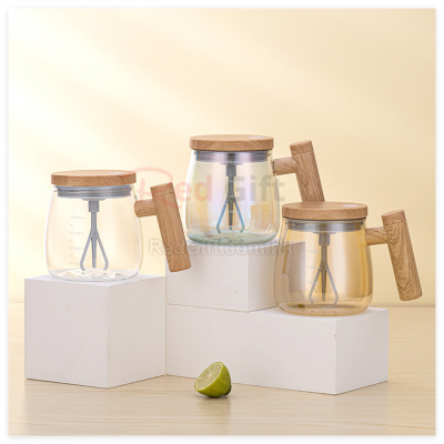 Glass Stirring Coffee Cup