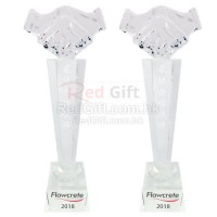 握手水晶獎杯-Flowcrete Group Ltd