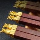 12 Chinese Zodiac Chinese Rosewood Chopsticks