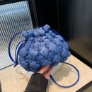 Argyle Drawstring Cloud Bag