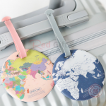 PVC circular luggage tag