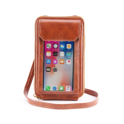 PU Wallet With Touch Phone Bag